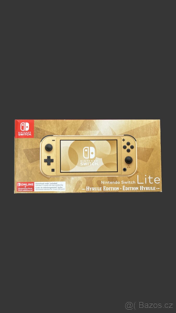 Nintendo Switch Lite Hyrule Edition + Kingdome Come + Hogwar - 3