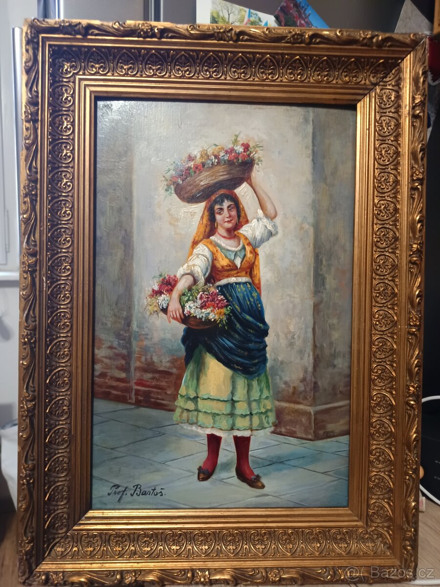 Obraz na dřevo.Profesor Bartoš - 3