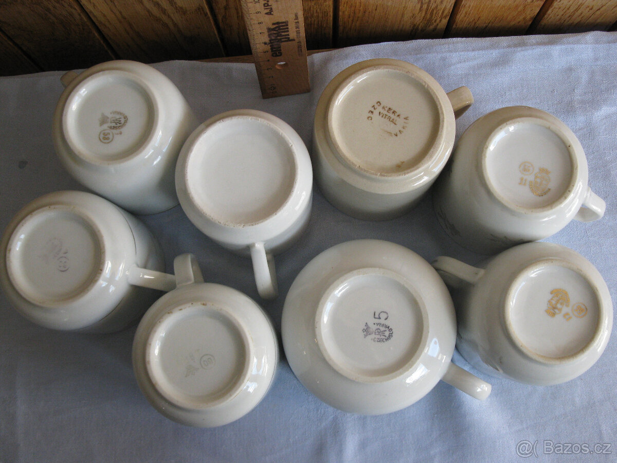 České retro hrnky,vázy,talíře,dekorace - 3