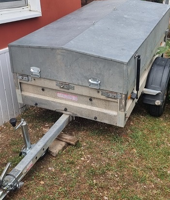 Víko pozink na přívěsný vozik - 3