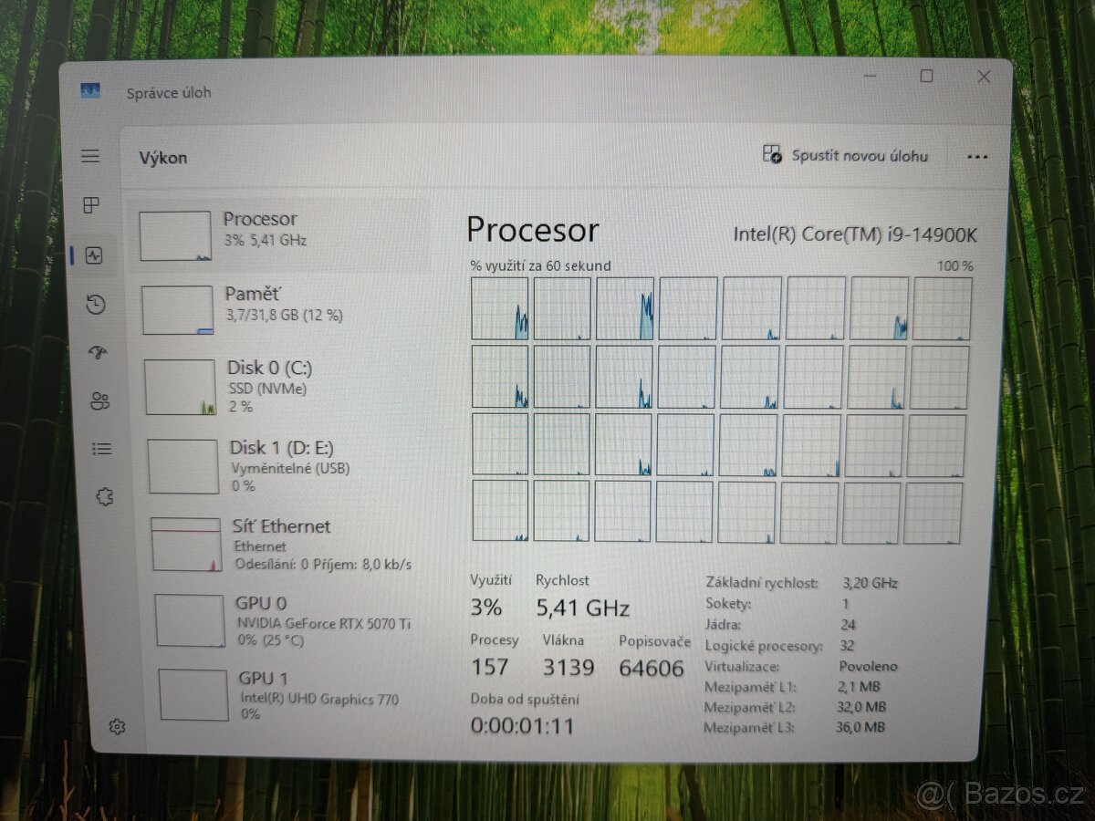 Herní PC | i9 14900K, RTX 5070 Ti, 32GB, 1TB SSD - 3