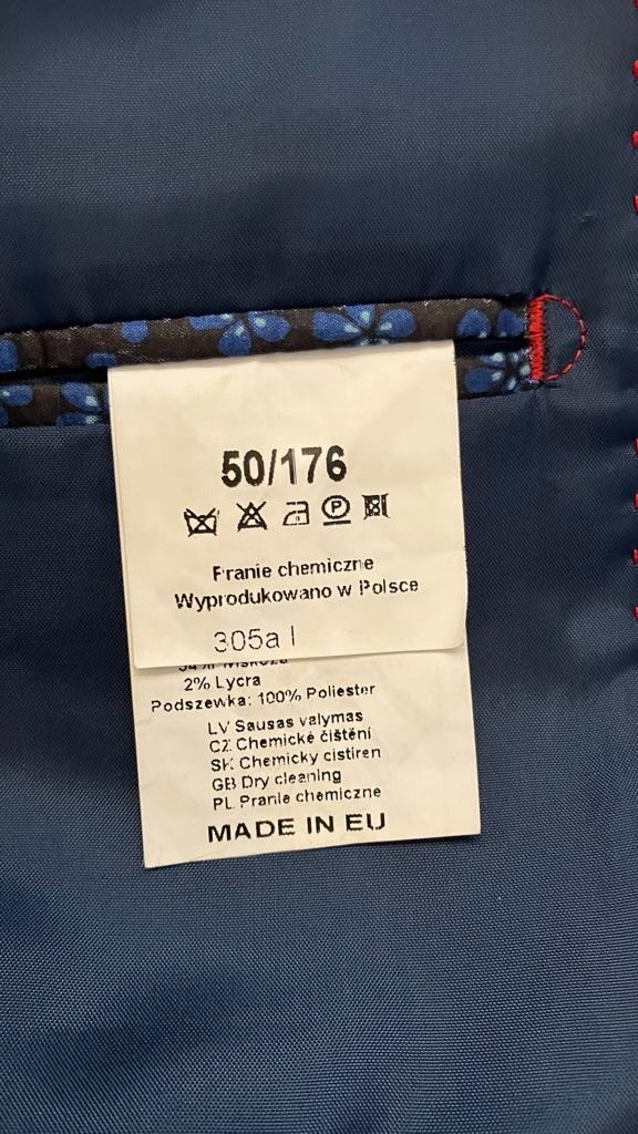 Pánský oblek - tmavě modrý - 3