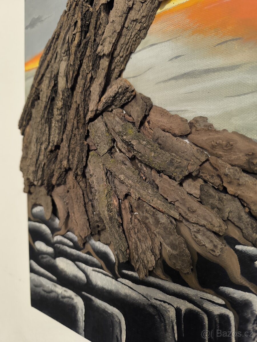 Originální obraz západ, rodina - 3