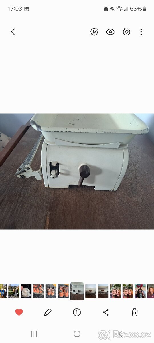 Stará kuchyňská váha - 3