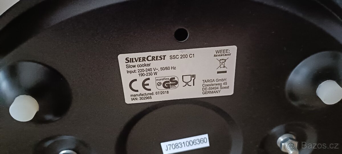 Elektrický hrnec Silvercrest SSC 200 C1 - 3