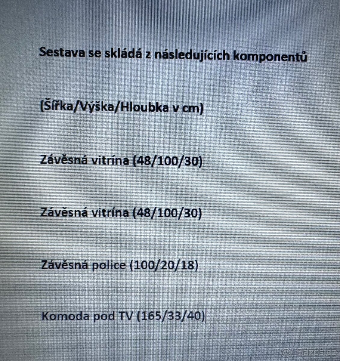 Obývací stěna - 3