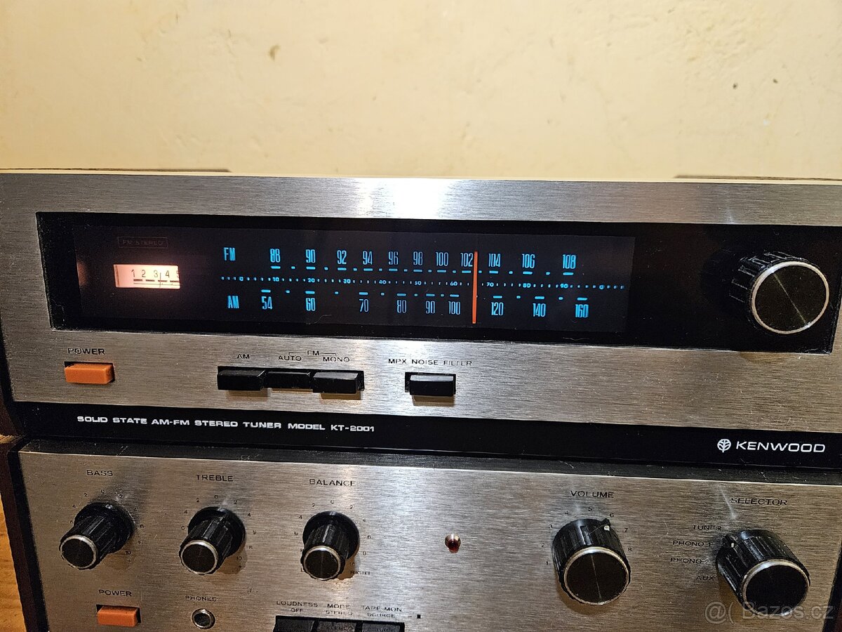 KENWOOD KA-2002 + KT 2001 HiFi zesilovač a tuner - 3