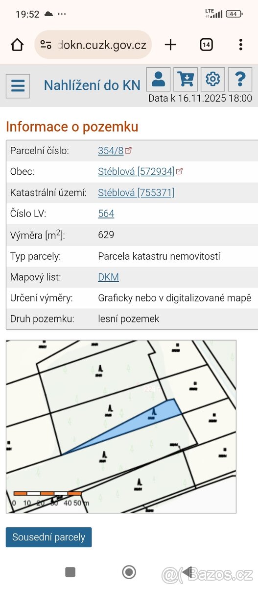 Prodám podíl na lesním pozemku - 3