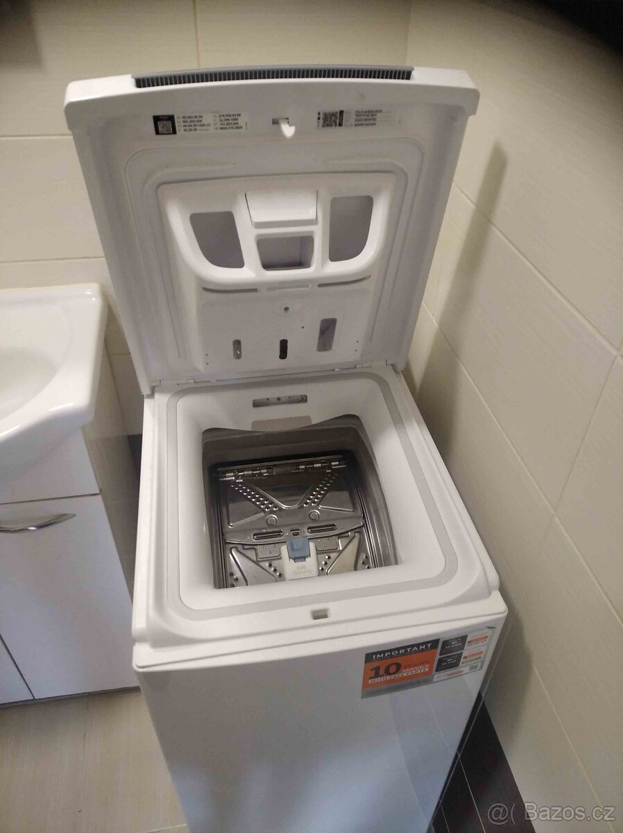 Prodám pračku Whirlpool TDLR 6240SS, vrchní plnění - 3