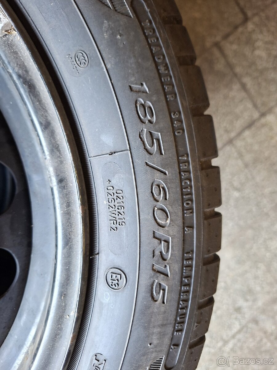 4x letni pneu s disky 185/60 R15 - 3