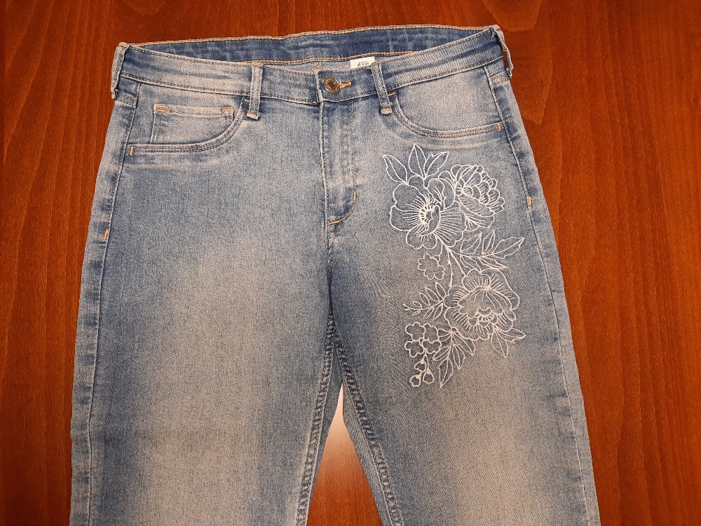 Dívčí džíny H&M, vel. 164 - 3