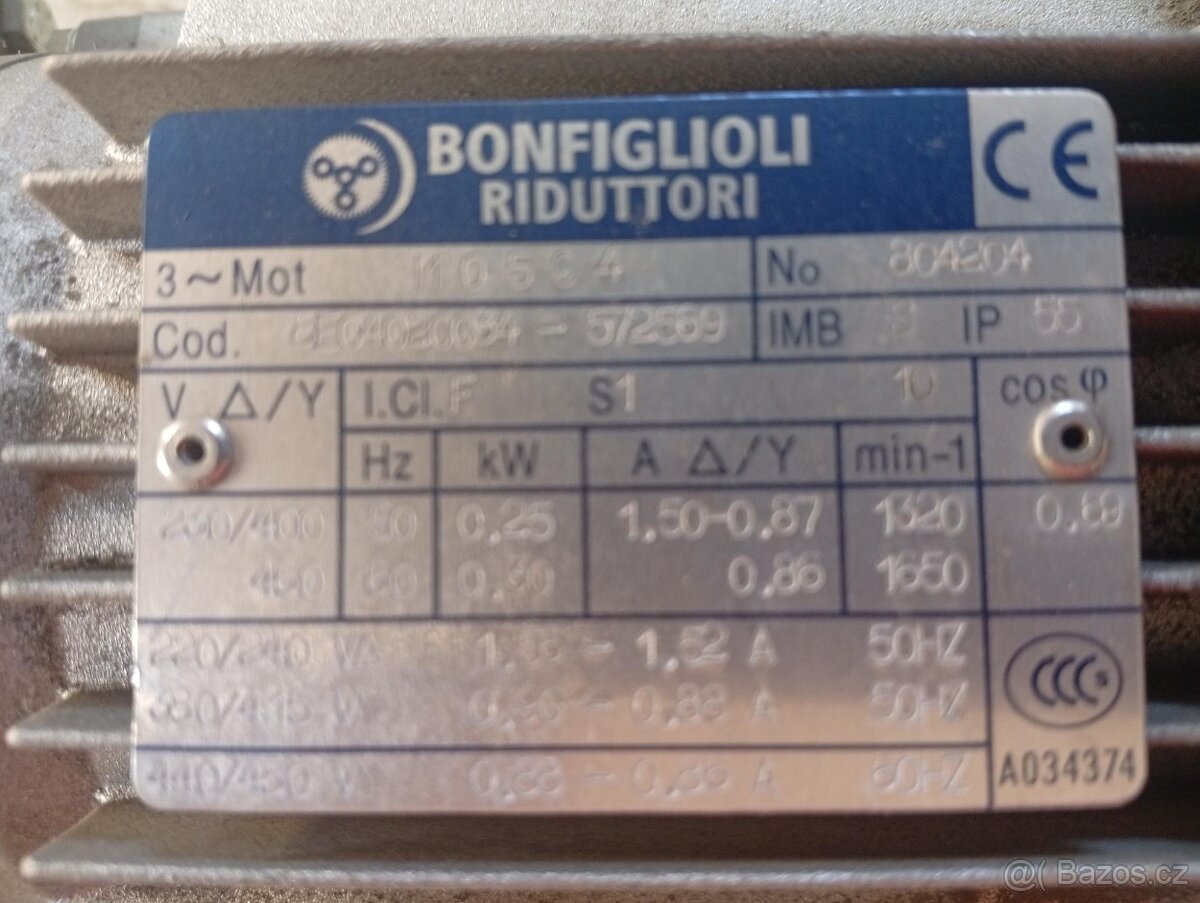 Elektropřevodovka Bonfiglioli - 3