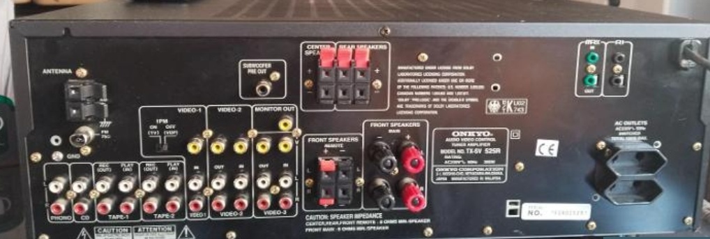 Onkyo TX-SV525 AV Receiver .D.O. - 3