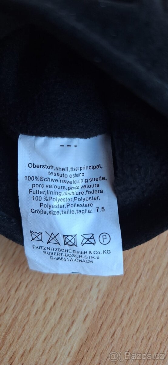 Kožené rukavice vel. 7,5 - 3