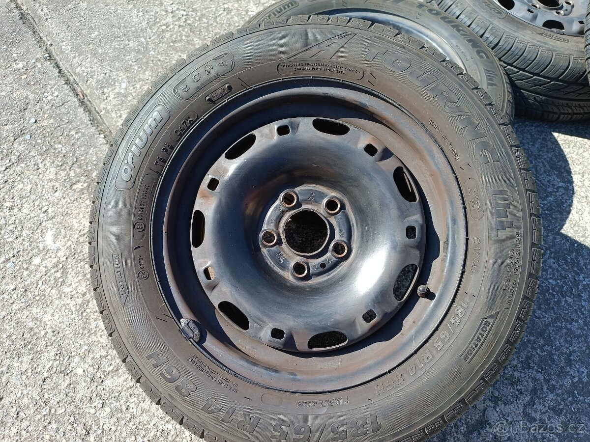 Plechové disky s pneu Škoda - 3