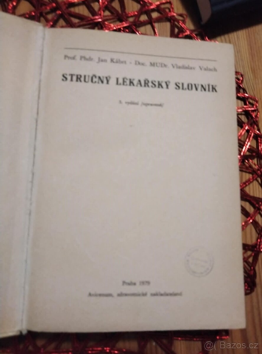 Kniha LÉKAŘSKÝ SLOVNÍK - 3
