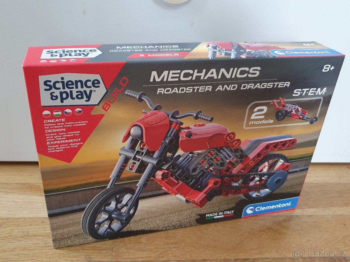 Clementoni Mechanická laboratoř Roadster a Dragster 2v1 - 3