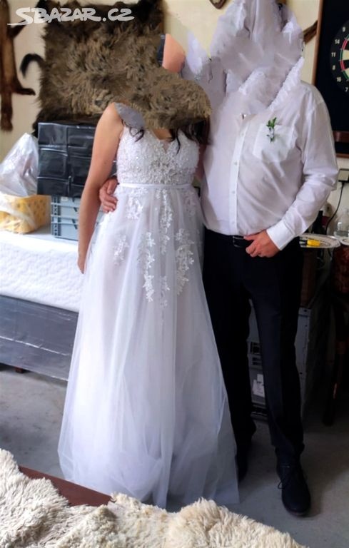 Svatební šaty vel S-L - 3