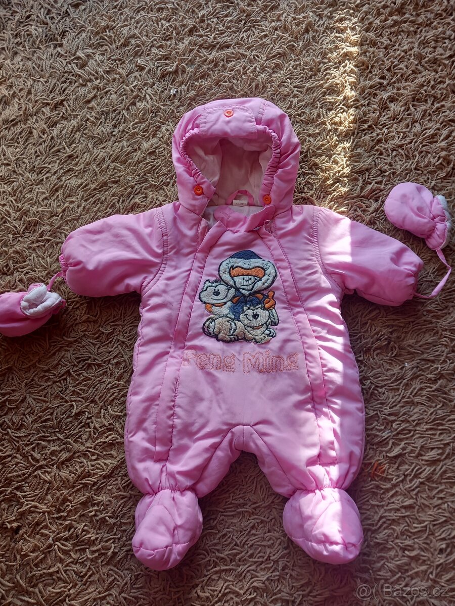 Kombinezky na novorozene holcicky - 3