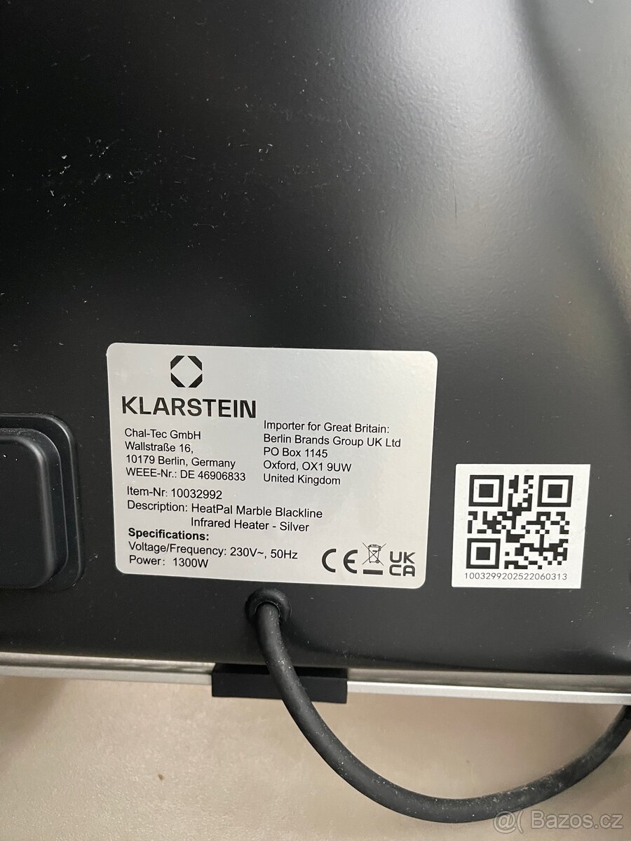 Infracerveny ohrivac KLARSTEIN - 3