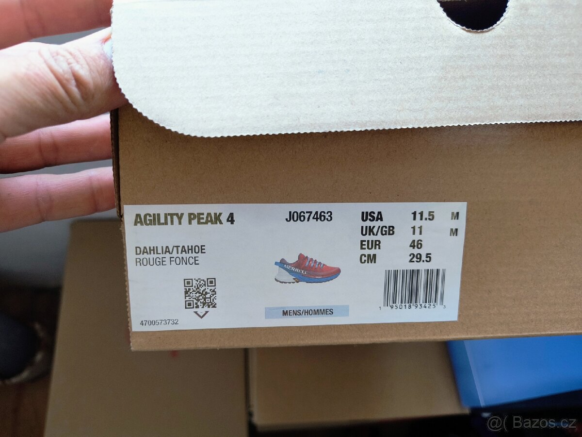 Boty Merrell Agility Peak 4, vel. 46 - 3