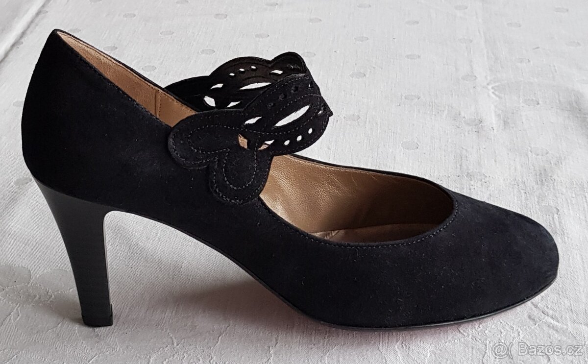 Černé společenské lodičky – značka GABOR - 3