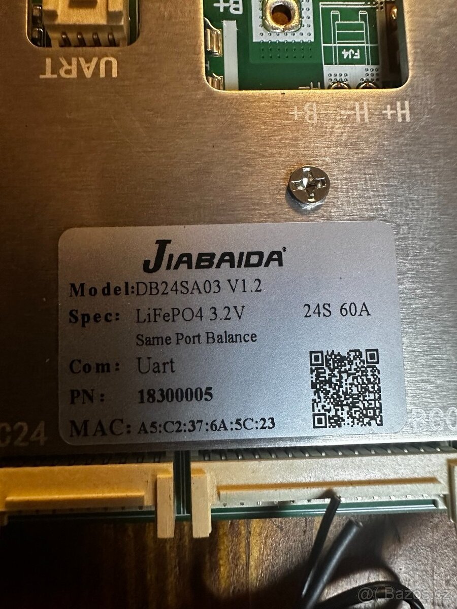 Bms balancer 7 až 24S bluetooth pro lifepo4 - 3