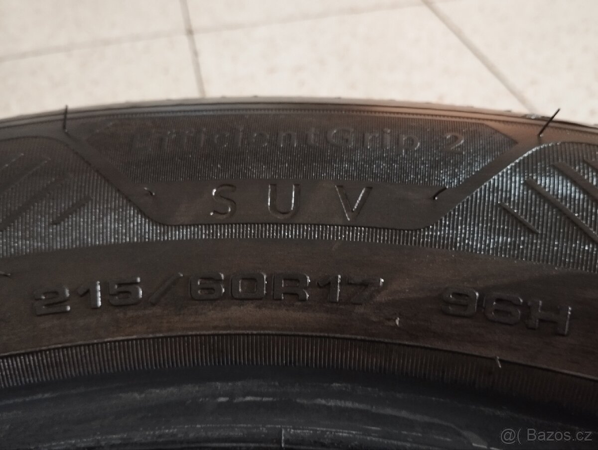 2015/60/17 Goodyear Efficientgrip 2 SUV 4x Nové pneu - 3