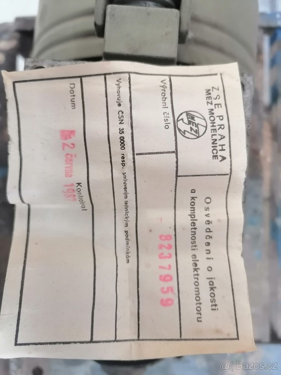 Elektromotor MEZ 370W/1420 ot. - 3