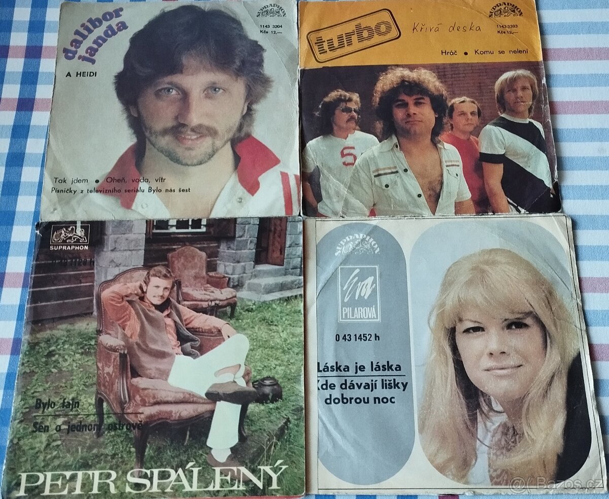 Malé SP gramofonové desky - 3