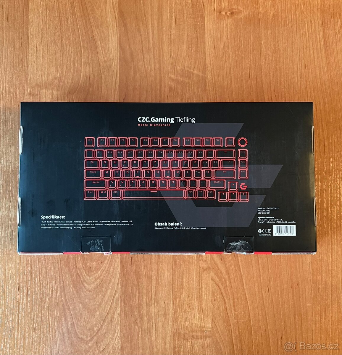 Herní klávesnice CZC.Gaming Tiefling Nová -nerozbalená - 3