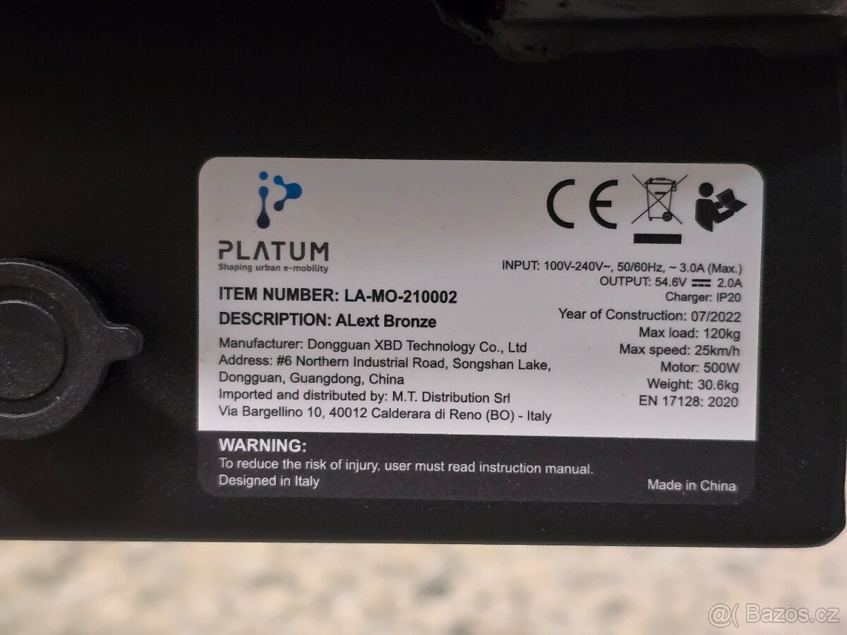 Elektrická koloběžka LAMBORGHINI nová - 3