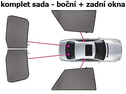 Audi A4 Car Shades sluneční clony - 3
