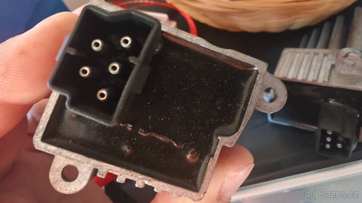 BMW E39 e38 e53 odpor topení ježek originál - 3