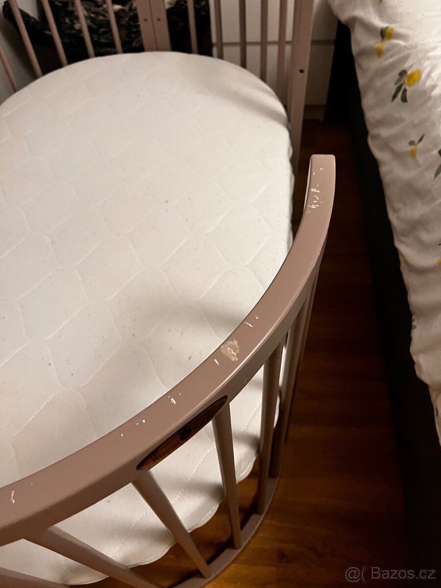 Rostoucí postýlka 7v1 včetně setu matrací - 3