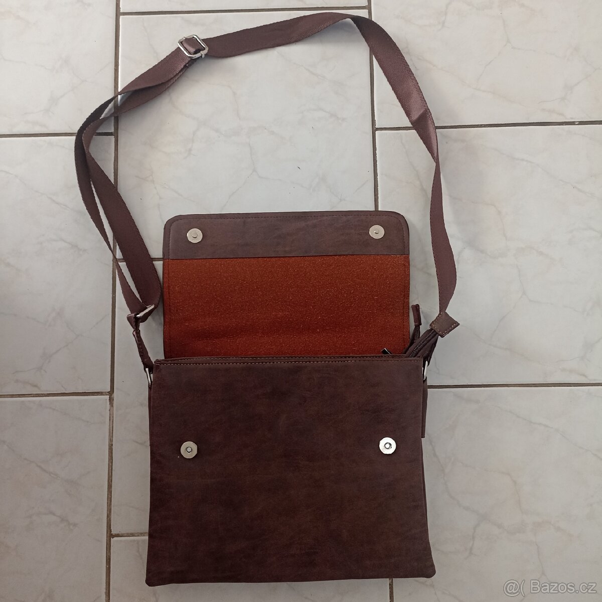 Kožená kabela Gessaci unisex - 3