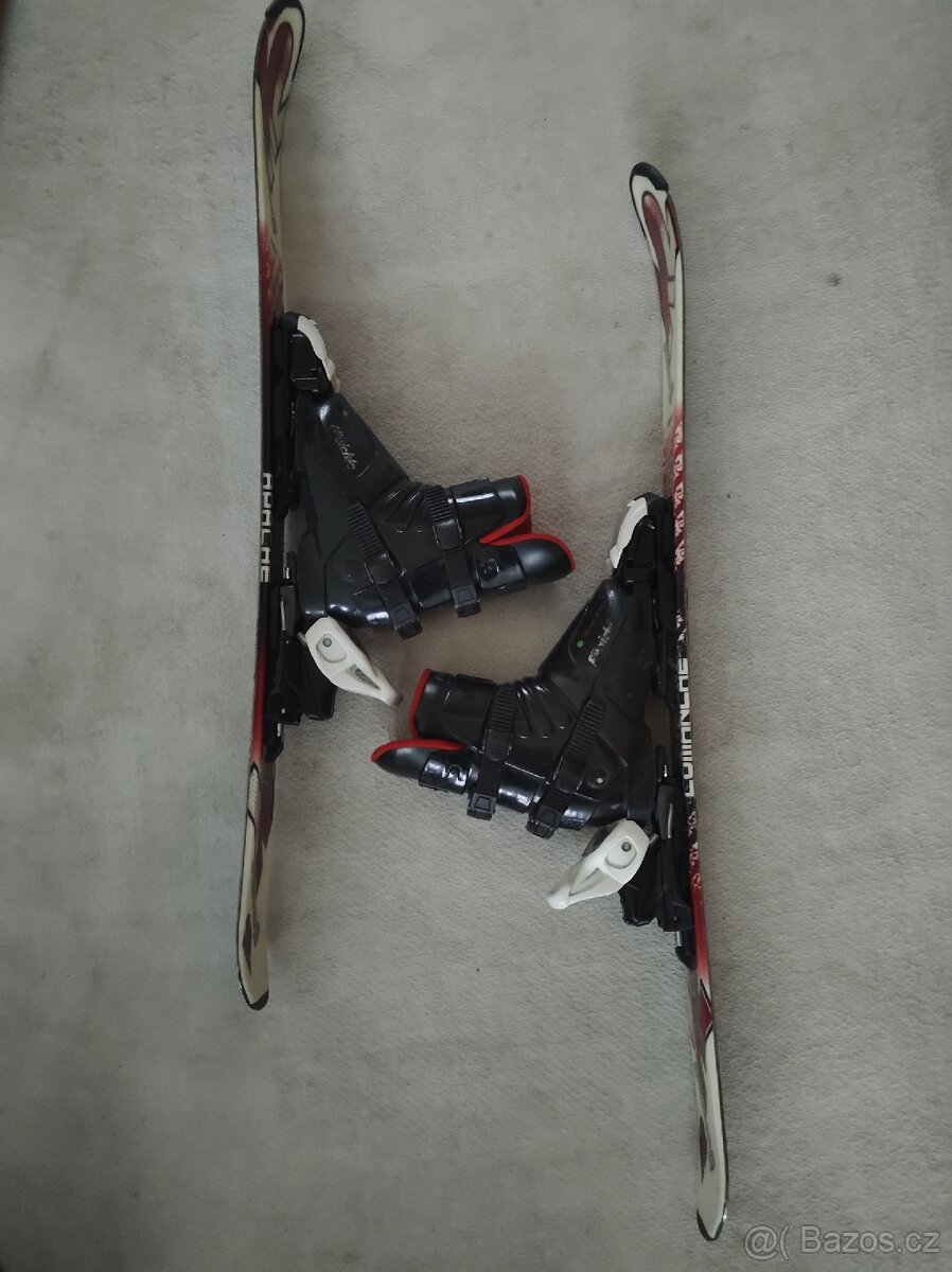 Dětské lyže K2 velikost 110 a lyžáky - 3
