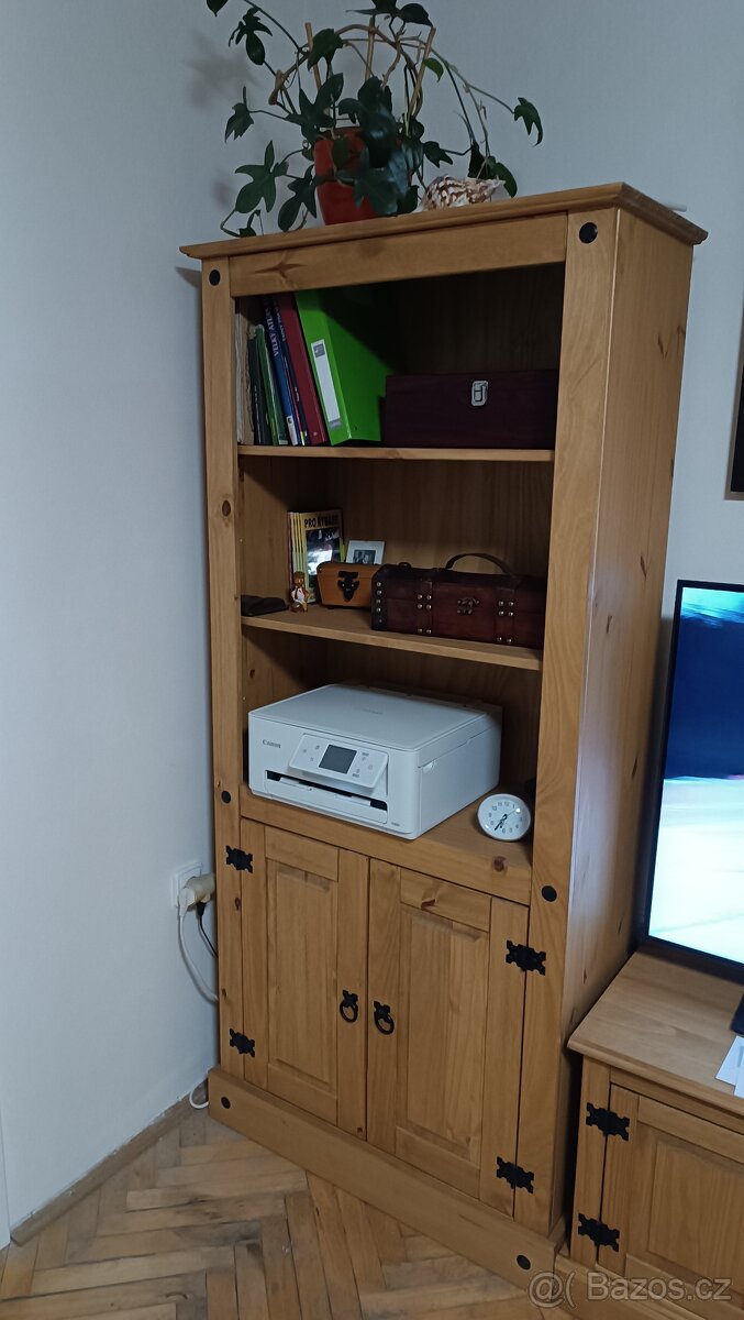 Prodám knihovnu, skříň stáří 1rok stav nové - 3