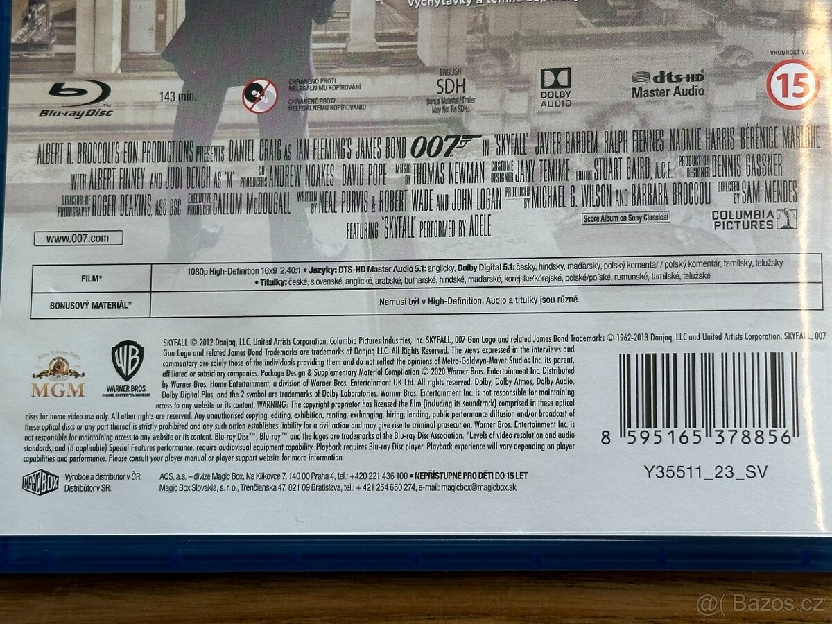 BD Blu Ray Skyfall NEHRANÉ, český dabing i titulky - 3