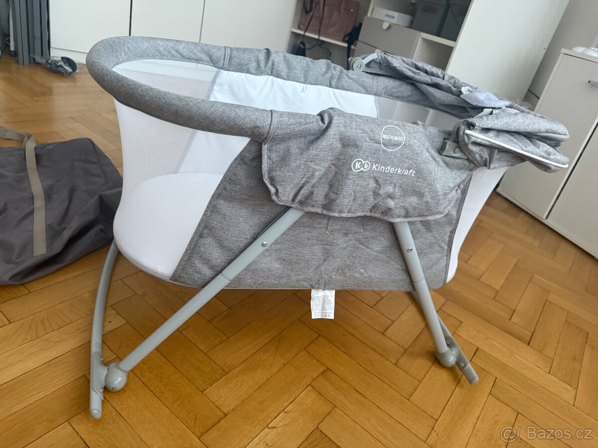 Dětská postýlka Kinderkraft 3v1 Lovi Gray - 3