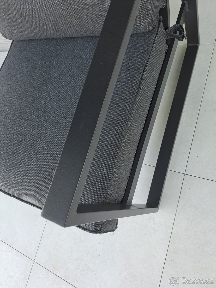 Nové zahradní křeslo hliník - 3