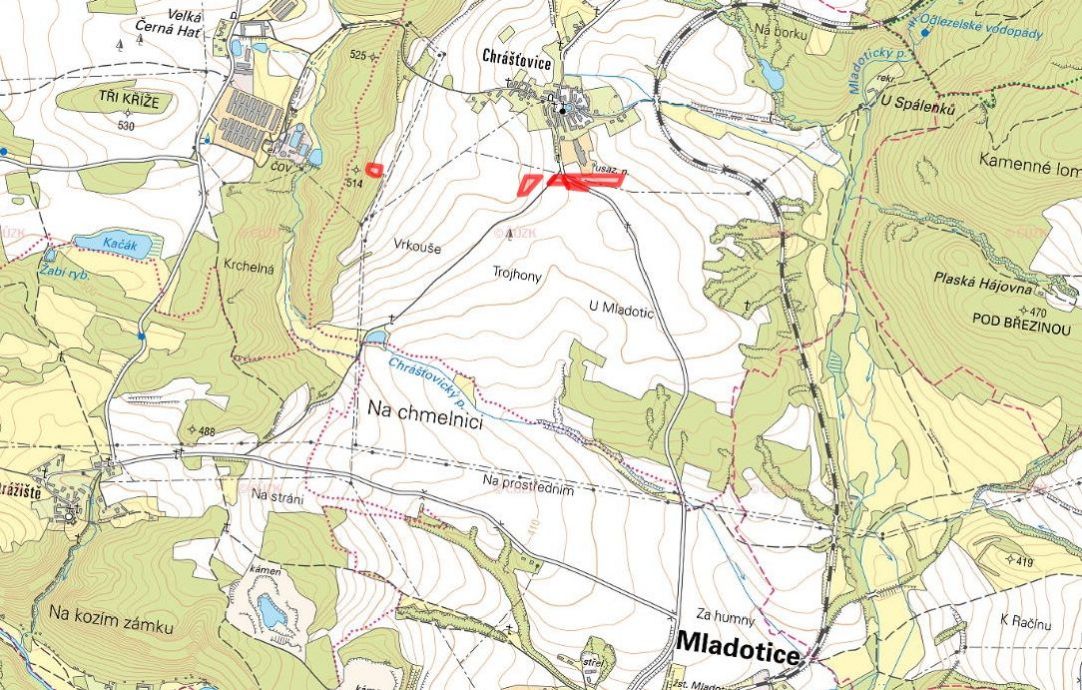 Zemědělská půda, prodej, Chrášťovice, Mladotice, Plzeň sever - 3