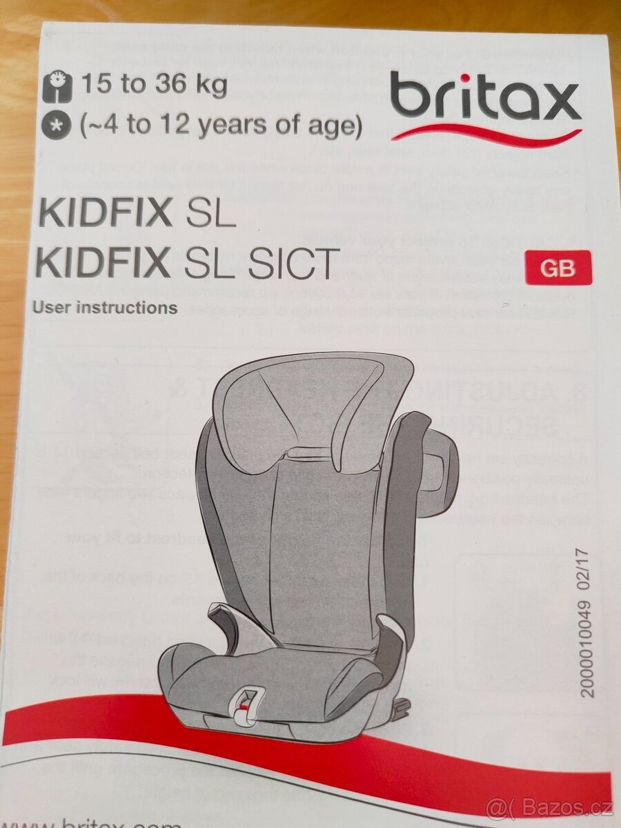 Autosedačka Britax Römer Kidfix 15-36 kg - 3