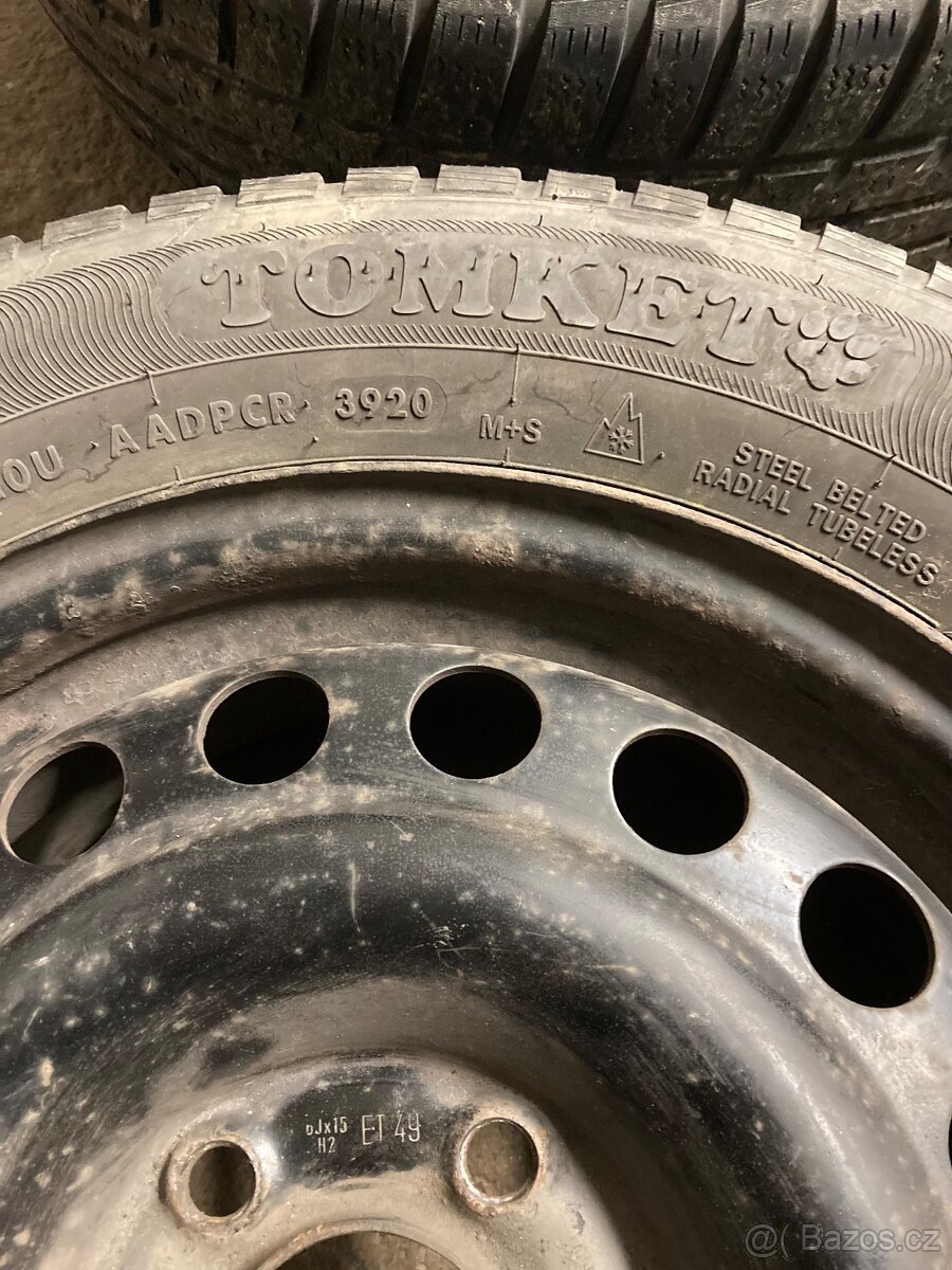 Prodám disky s pneu 195/65 R15 - 3