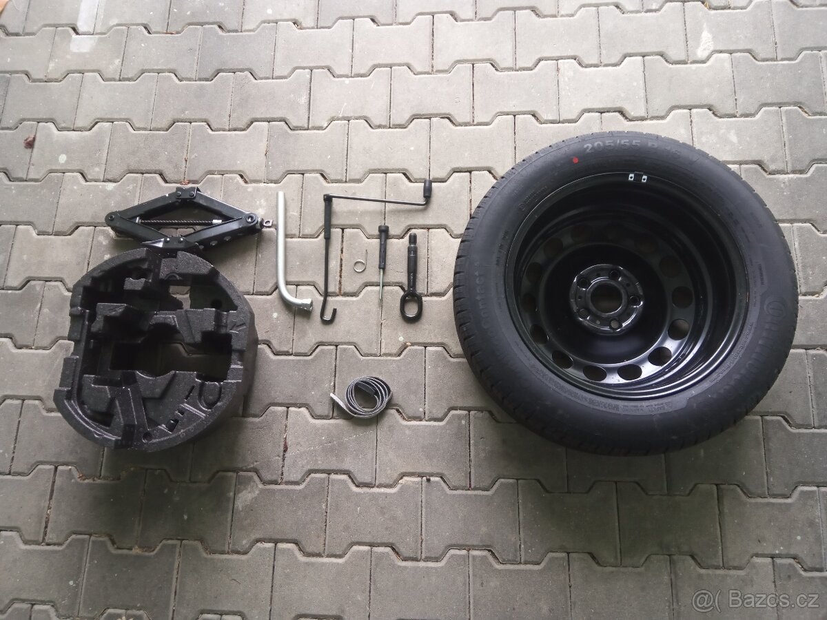 Rezervní kolo Continental 205/55 R16 plus kompletní sada na - 3