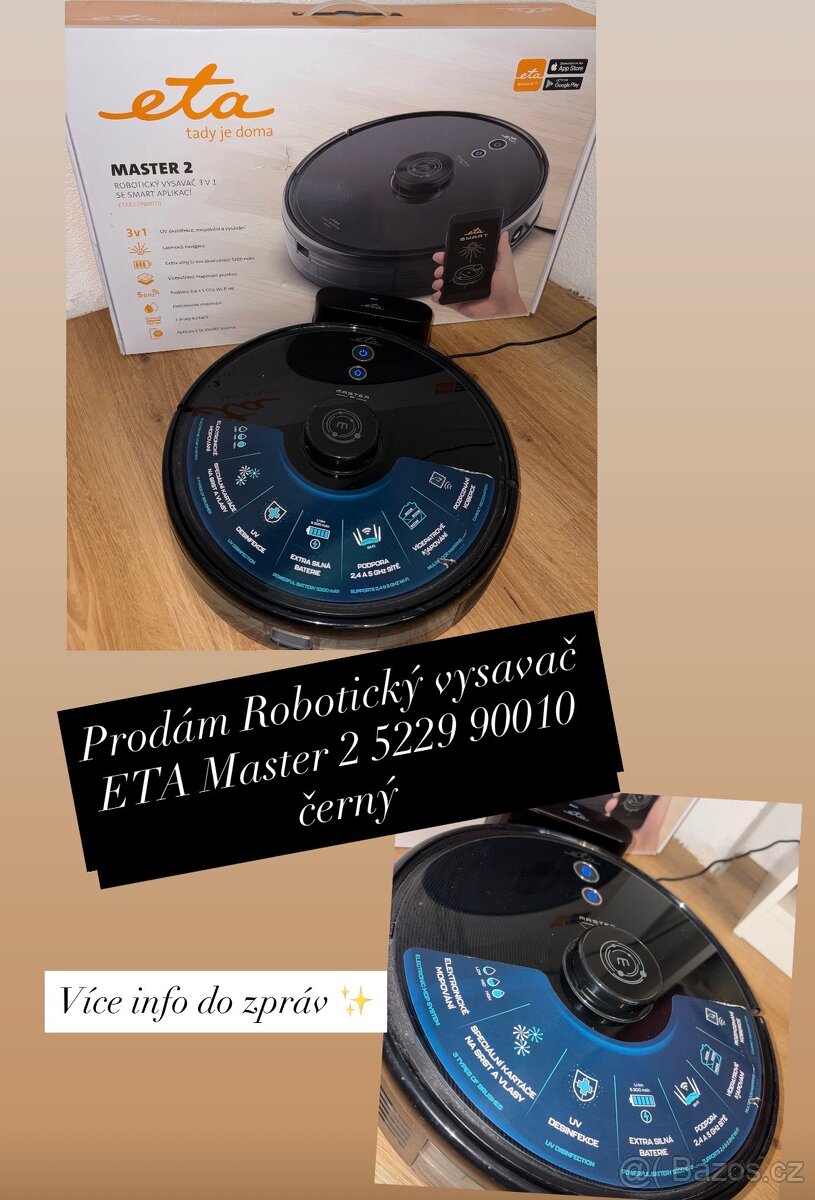 Robotický vysavač Eta - 3