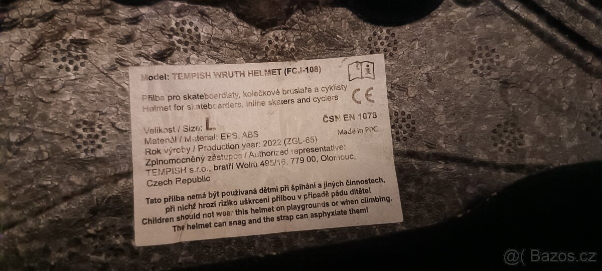 Helma skateboard, inline a kolo "L" - 3