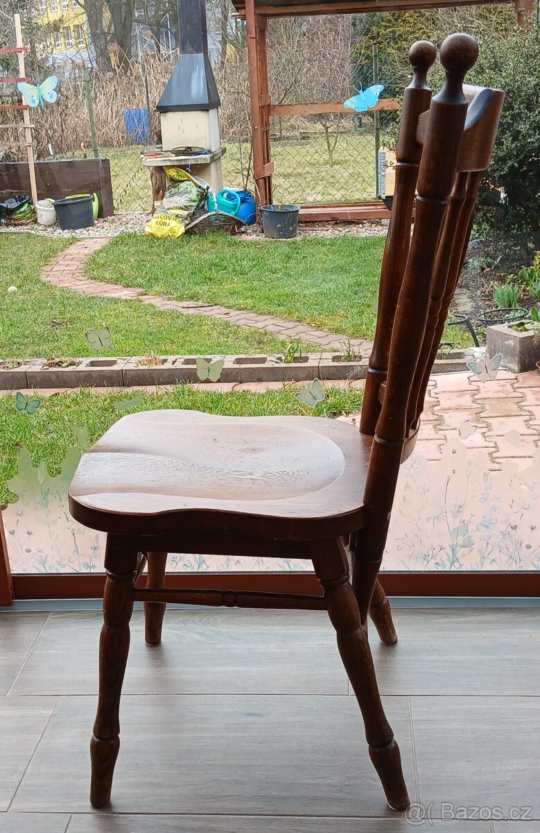 4 x dubove bytelne zidle - 3