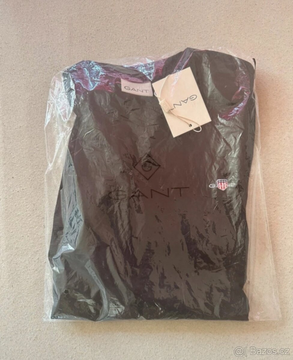 Gant black t-shirt crew neck - 3