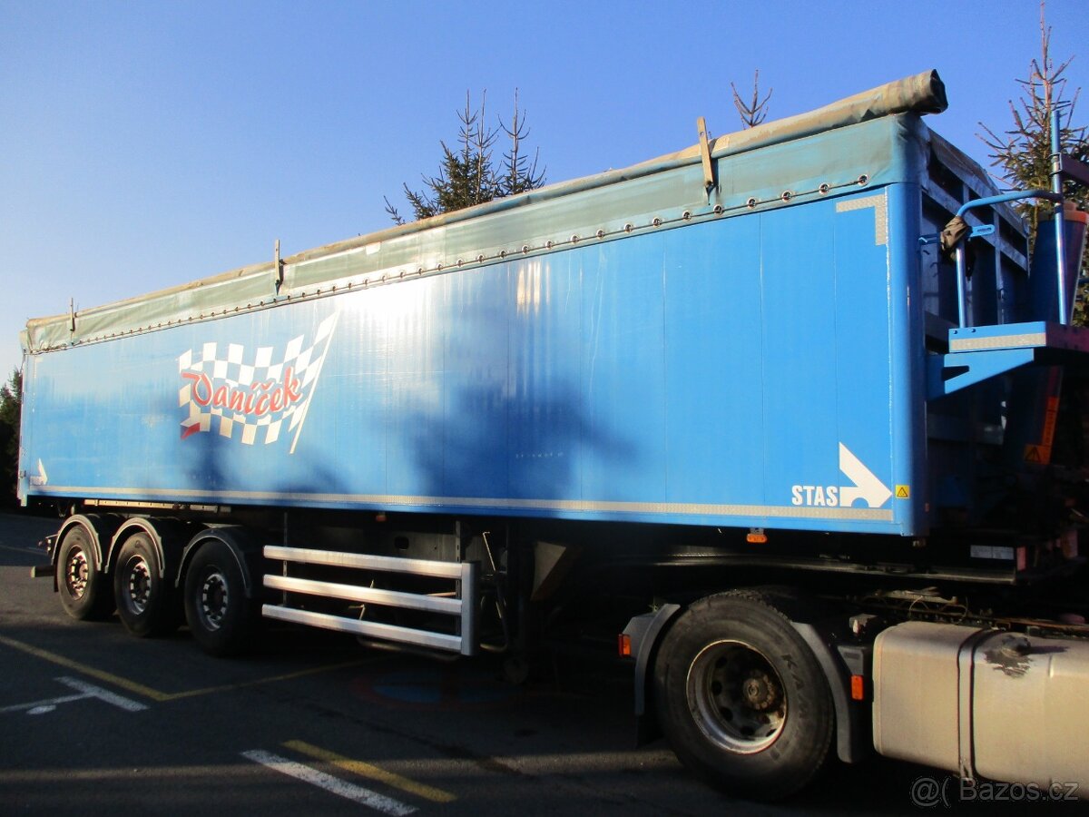 23010 sklápěcí návěs Stas S300CX 49m3 - 3